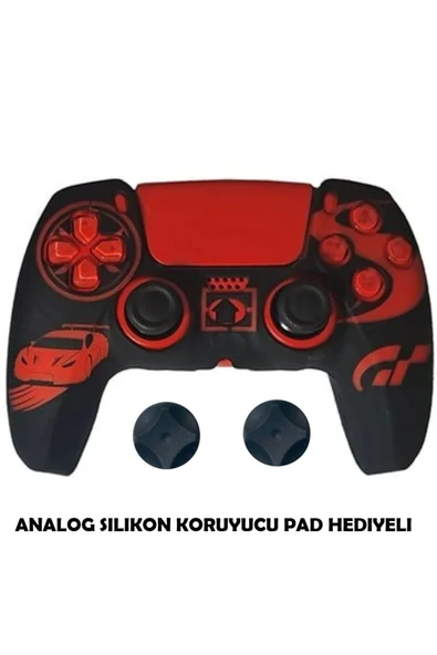 PS5 Dualsense Koruyucu Silikon Kılıf + Analog Silikon Koruyucu ürün görseli 1