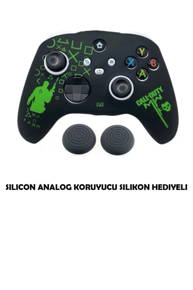 Xbox Series S/seris X 9.nesil Uyumlu Desenli Oyuncu Kolu Silikon Kılıf +Analog Silikon ürün görseli 1