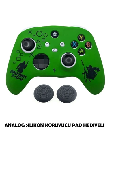 Xbox Series S/seris X 9.nesil Uyumlu Desenli Oyuncu Kolu Silikon Kılıf +Analog Silikon ürün görseli 1