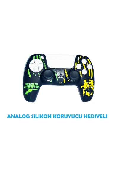 PS5 Dualsense Red Dead Redemption  Koruyucu Silikon Kılıf + Analog silikon Koruyucu ürün görseli 1