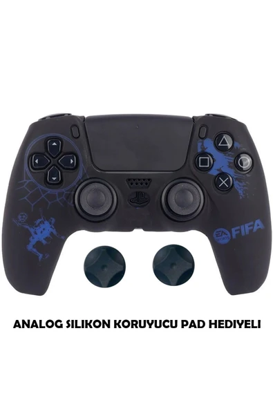 PS5 Dualsense Koruyucu Silikon Kılıf + Analog Silikon Koruyucu ürün görseli 1