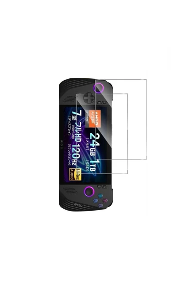 Ekran koruyucu  ROG Ally X uyumlu [7 inç]  Nano 9H Cam Ekran Koruyucu-2 Adet ürün görseli 1