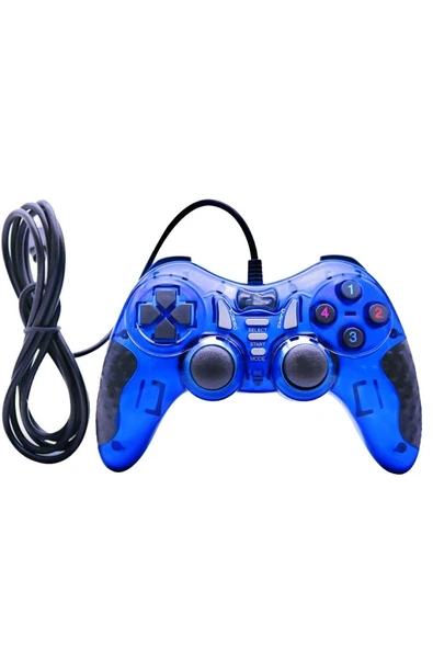 Pc Uyumlu Usb Dual Shock Titreşimli Joystick Oyun Kolu-cfl-2586 ürün görseli 1