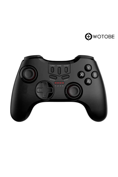 Şarjlı Wireless Bluetooth Android Ios Pc Ps3 Ps4 Smart Tv Uyumlu Telefon Tutucu Gamepad Set ürün görseli 1