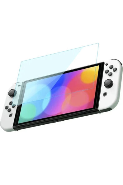 PG-SW100 Switch OLED Temperli HD Ekran Koruyucu Parmak izi ve Yağ Kirliliği Önleyici ürün görseli 1