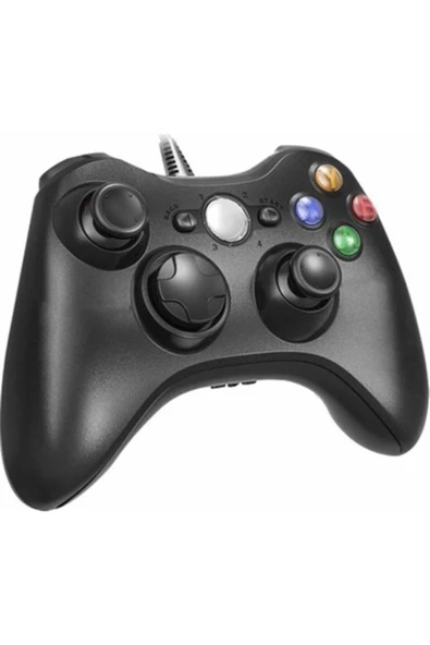 Xbox 360 Pc Uyumlu Wired Kablolu Kol Gamepad Joystick Controller - Resim 2
