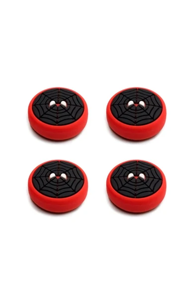 Desenli Sony Ps5/ps4/ps3 Analog Koruyucu Silikon Pad-spider Man ürün görseli 1