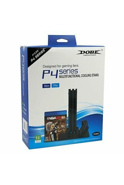 Playstation 4 Uyumlu Slim Ps4 Pro Fanlı Stand Ve Oyun Kolu Usb Şarjlı Ps4 Şarj stand ürün görseli 1