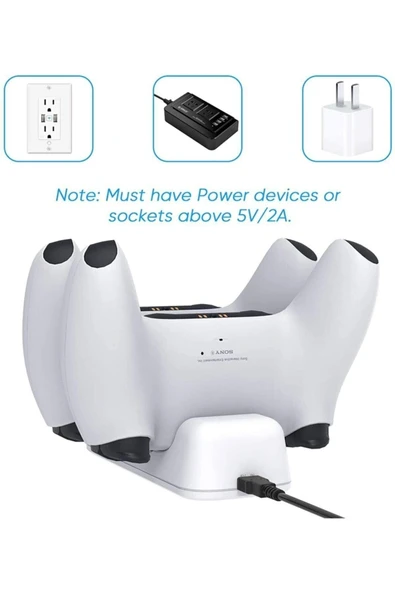 Ps5 Dualsense Şarj Dock Göstergeli Pinli - Resim 4