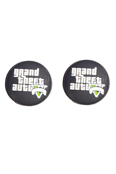 Gta 5 Desenli Sony Ps5/ps4/ps3 Uyumlu Analog Koruyucu Silikon Pad ürün görseli 1