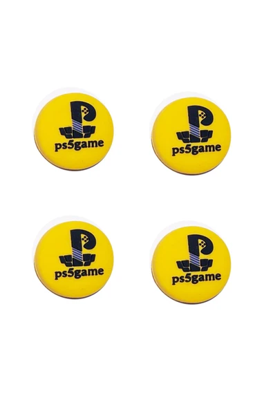 Desenli Sony Ps5/ps4/ps3 Uyumlu Analog Koruyucu Silikon Pad-ps5 Game ürün görseli 1