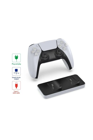 Ps5 Dualsense Şarj Standı 2li Dock Playstation 5 - Resim 2