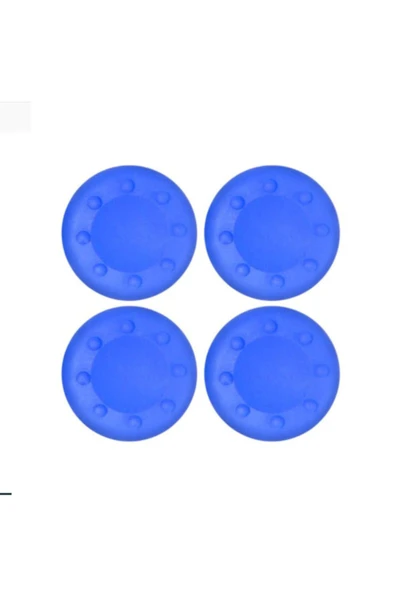 Desenli Sony Ps5/ps4/ps3 Analog Koruyucu Silikon Pad-step Model-Mavi ürün görseli 1