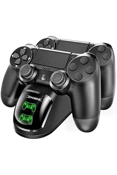 Ps4 Slim Pro Dual Charging Dock Göstergeli Şarj Istasyonu Playstation 4 Göstergeli Pinli Dock Uyumlu ürün görseli 1