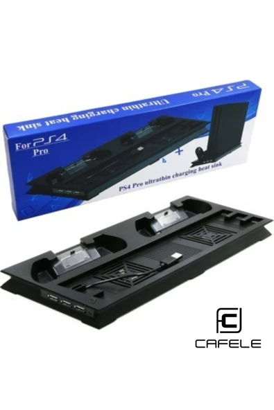 Ps4 Pro Uyumlu Dikey Şarj Stant Çift Fanlı Soğutma Şarj Istasyonu ürün görseli 1