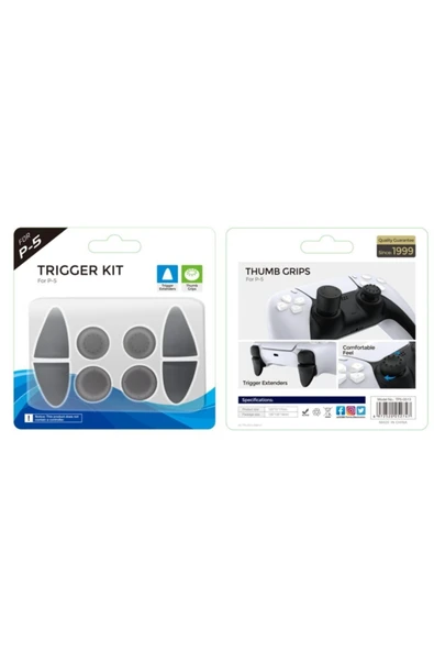 Ps5 Dualsense Controller Tetik Uzatıcı Ve Analog Yükseltici Kit - Resim 6