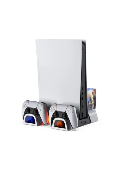Ps5 Çok Fonksiyonlu Soğutma Standı Ps5 Fanlı Şarjlı Stand ürün görseli 1