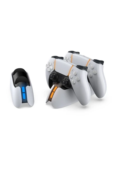 P5-5103 Led Işıklı Ikili Ps5 Joystick Kol Şarj Stand ürün görseli 1