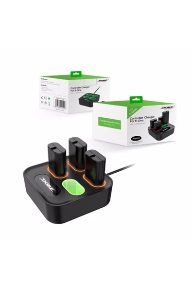 Pil Şarj Standı Cihazı Battery Charger Dock Aynı Anda 4 Adet Pil Şarj Edilebilir ürün görseli 1