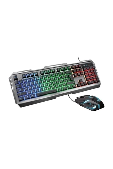 Gxt 845 Tural Oyuncu Combo Kablolu Q Klavye Mouse Set ürün görseli 1