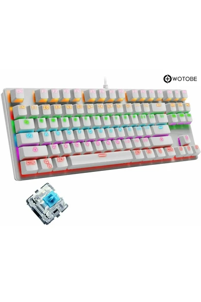 82 Tuşlu Rgb Oyuncu Gamer Mekanik Klavye ürün görseli 1