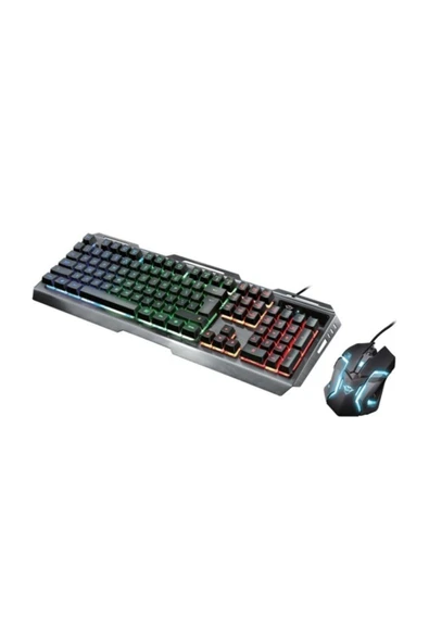 Gxt 845 Tural Oyuncu Combo Kablolu Q Klavye Mouse Set - Resim 2