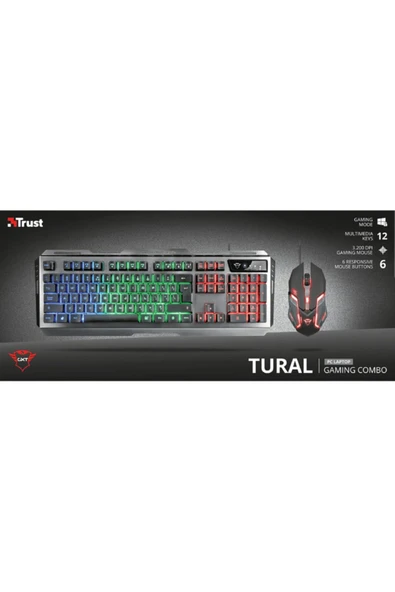 22895 GXT 845 Tural Combo Klavye & Mouse Bundle - Resim 3