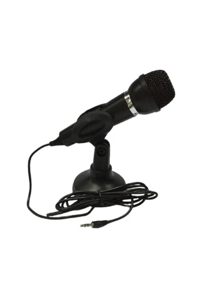 T-20 Masaüstü Standlı 3.5mm Jack Giriş Mikrofon - Resim 2