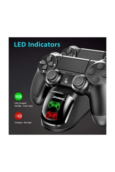 PS4 Dualshock Göstergeli Şarj İstasyonu - Resim 2