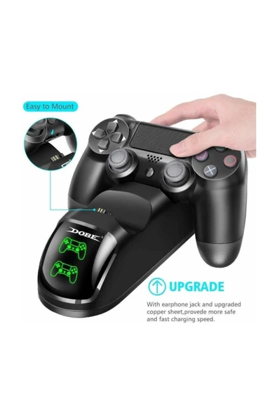 PS4 Dualshock Göstergeli Şarj İstasyonu - Resim 5