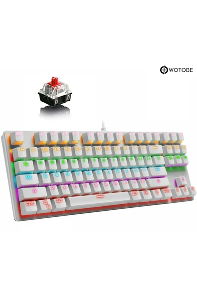 82 Tuşlu Rgb Oyuncu Gamer Mekanik Klavye ürün görseli 1