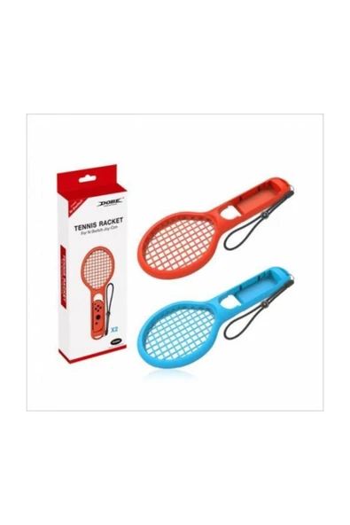 Nintendo Switch Joycon Tenis Raket 2li paket DOBE Tennis Raket Joy-con ürün görseli 1
