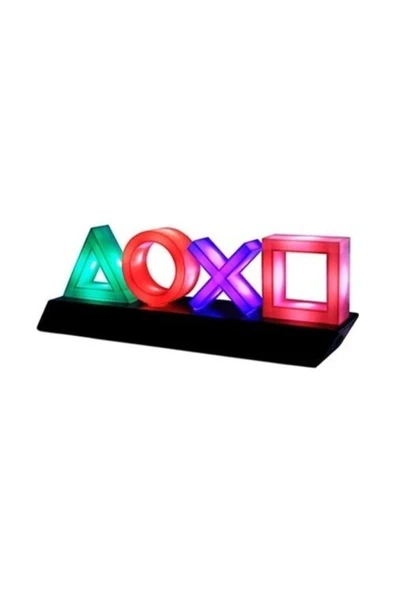 Playstation Icon Light Ikon Aydınlatma Ses Kontrol Masa Lambası Duvar Aydınlatması ürün görseli 1