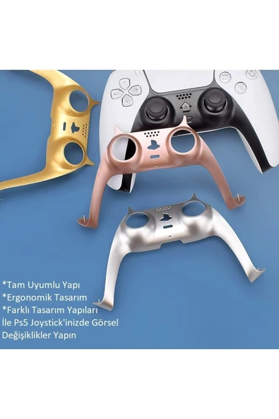 Ps5 Dualsense Kontroller Dekoratif Kaplama-analog Koruyucu Hediyeli - Resim 3