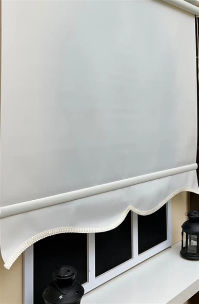 StorBurada Düz Ekru Stor Perde Alüminyum Kasa STB--5301  Ekru 170 x 260 ürün görseli 1
