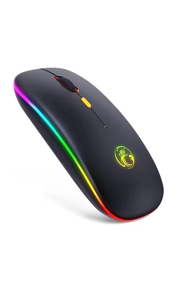 1600dpi Rgb Işıklı Şarjlı Oyuncu Gamer Kablosuz Mouse Fare ürün görseli 1