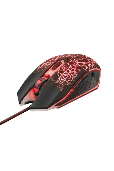 IZZA GXT 105 USB 2400 Dpı Siyah 6 Buttons RGB Oyuncu Mouse ürün görseli 1
