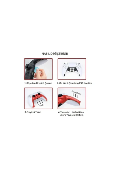 Ps5 Dualsense Kontroller Dekoratif Kaplama-analog Koruyucu Hediyeli - Resim 2