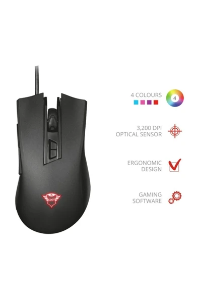 23091 GXT 121 Zeebo Gaming Mouse - Resim 4