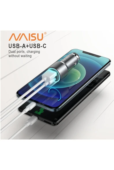 24v Usb-a Usb-c Araç Şarj Cihazı - Resim 3