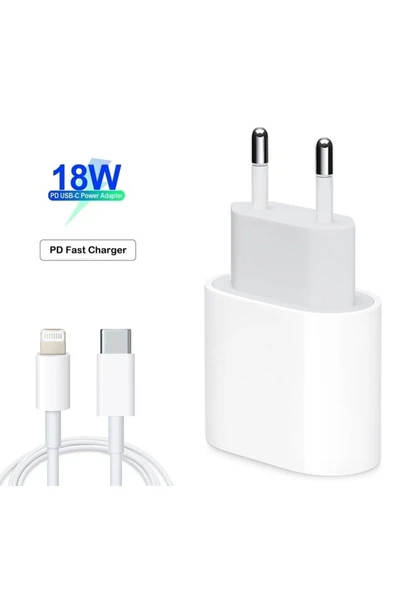 Ipad 18w Usb-c Pd Lightning Şarj Seti - Resim 3