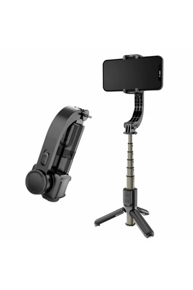 L19 Gimbal Motorlu Mini Cep Boy Telefon Selfie Ve Çubuğu Tripod ürün görseli 1