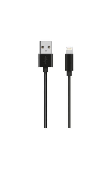 22167 Lightning Data Kablosu 2m Siyah - Resim 2