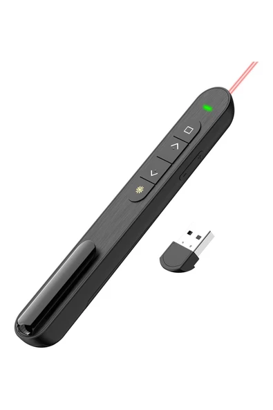 Wireless Presenter Kablosuz Lazer Kalem Sunum Kumandası ürün görseli 1