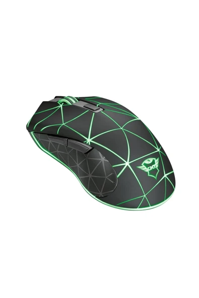 TRUST LOCX 22988 GXT 133 USB 4000 DPI SİYAH 6XBUTTONS RGB GAMING MOUSE ürün görseli 1