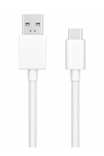 Reno 2z Super Vooc Uyumlu Hızlı Şarj Ve Data Kablosu Dl129 Beyaz ürün görseli 1