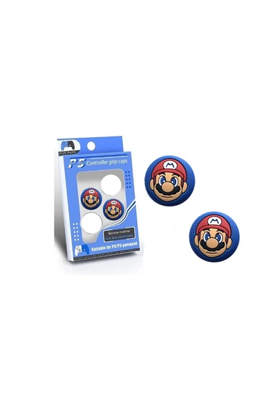 Süper Mario Ps3-ps4-ps5 -xbox 360-xbox S-xbox X Uyumlu Analog Koruyucu-2 Adet ürün görseli 1