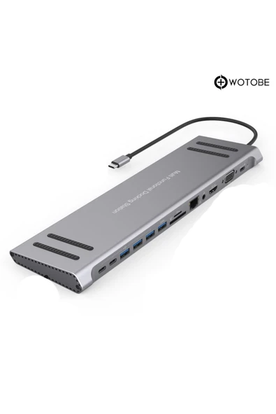 Pc Macbook 14'ü 1 Arada Type-c Multifonksiyonel Dönüştürücü Hub ürün görseli 1
