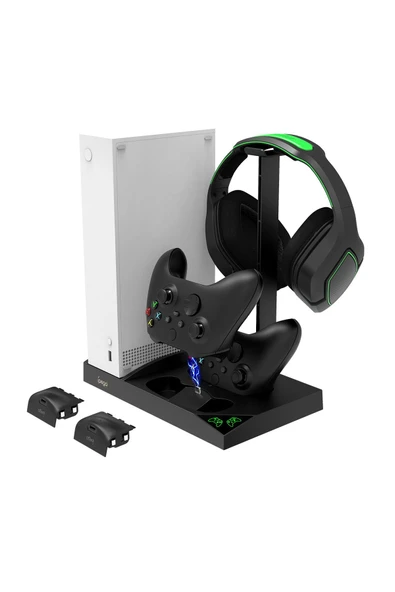 İPEGA XBOX Series S Çok Amaçlı Askılı Şarj İstasyonu Soğutucu Stand Pil Set ürün görseli 1