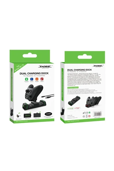 Dual Charging Dock For Xbox One S X Controller Tyx-19058 - Resim 2